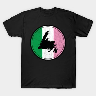 Newfoundland Map Dominion Flag || Newfoundland and Labrador || Gifts || Souvenirs T-Shirt